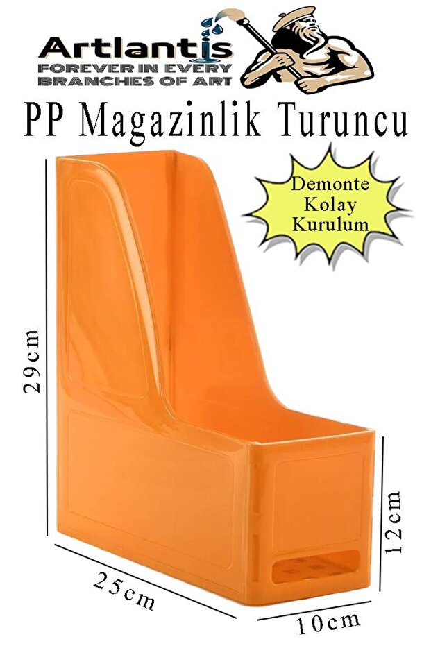 Disassembled Plastic Magazine Holder 1 Piece Plastic Box Folder Magazine Holder A4 File and Desk Organizer Classroom