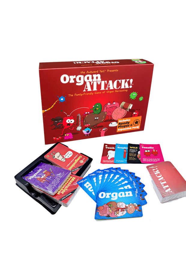 Organ Attack! Tabletop Card Game - Pop Bunny Board games Card Gathering Game - 8