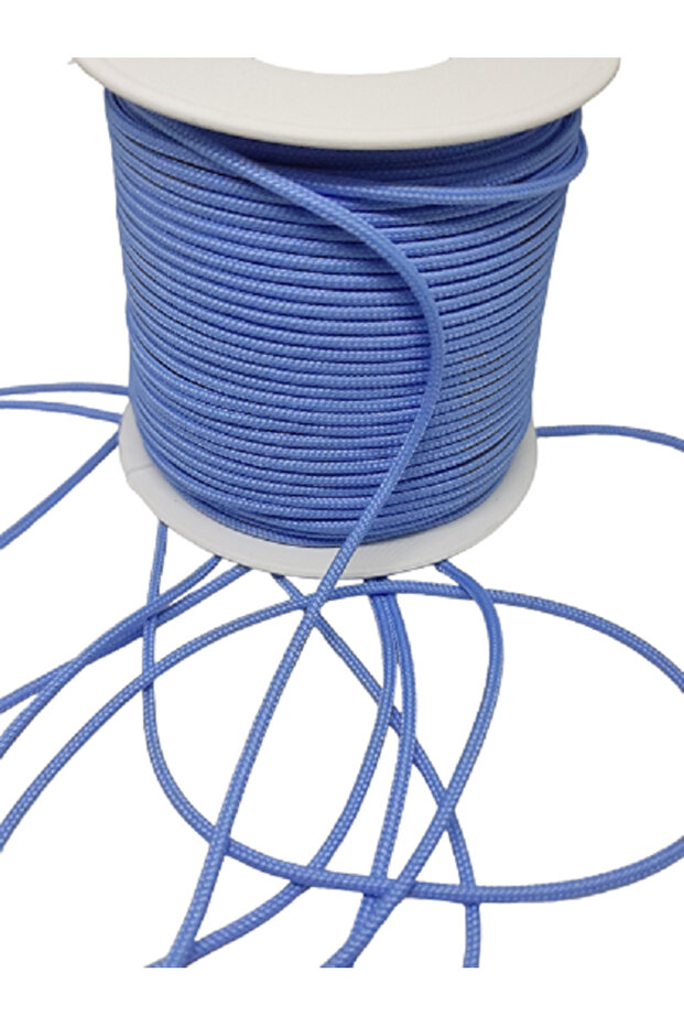 1.5 mm Paracord Bracelet Cord Light Blue 45 Meters