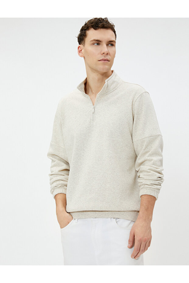 4WAM70122MK Cotton Men's Sweatshirt GRAY