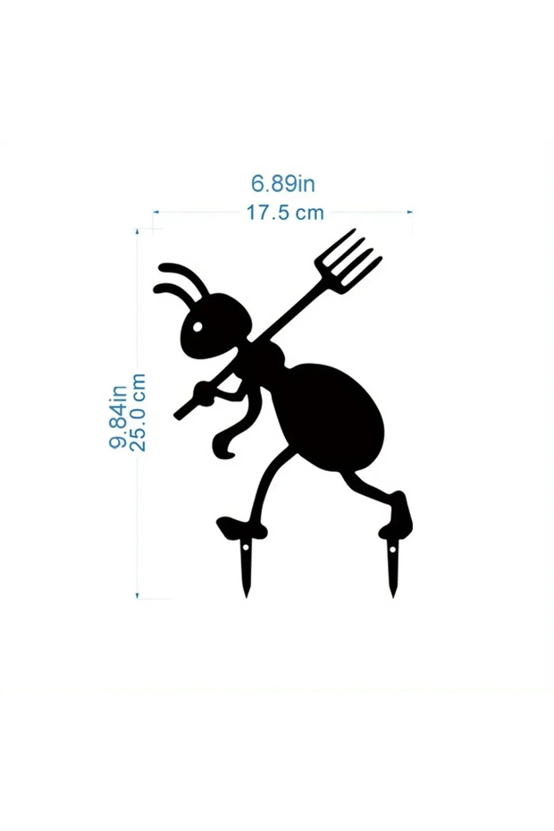 TY-004-01 Iron Crafts Garden Decor Ants Metal Ants Gardening Ornaments Yard Metal Art Backyard Lawn