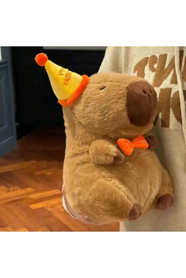 دمية كابيبارا القطيفة اللطيفة من أنمي كابيبارا الرقيقة، دمية قطيفة كاواي، هدية عيد ميلاد سعيدة للأطفال - 8