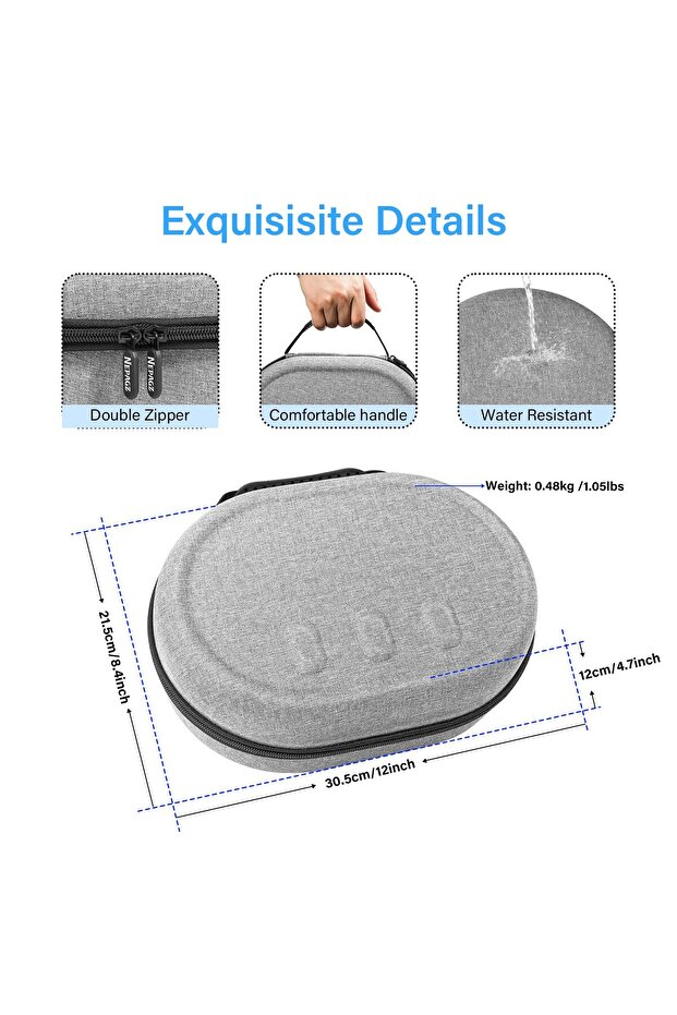 Hard Carrying Case Compatible with Oculus/Meta Quest 3, Suitable for Travel Portable Protection A... - 5