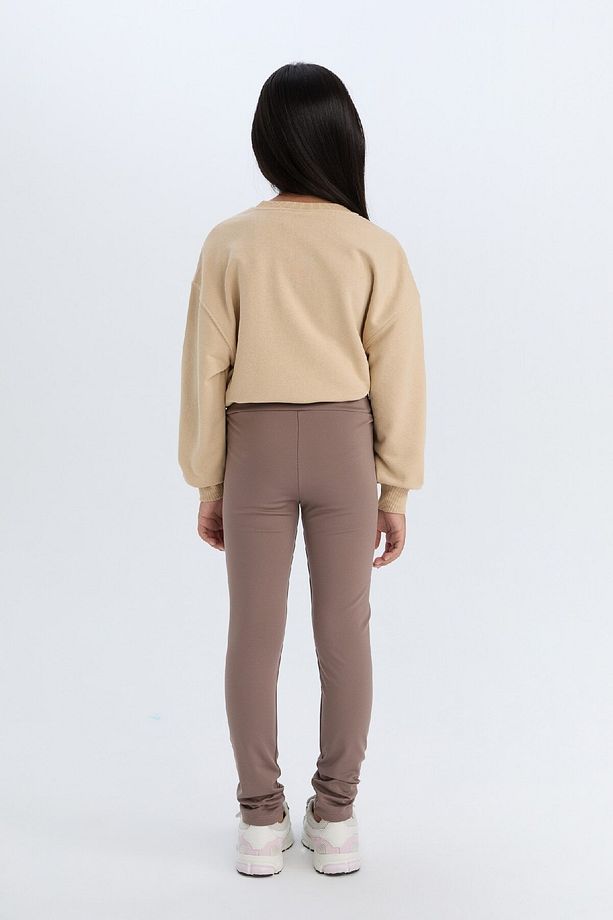 Kız Çocuk Standart Boy Baskılı Tayt D6550A824WN - 6