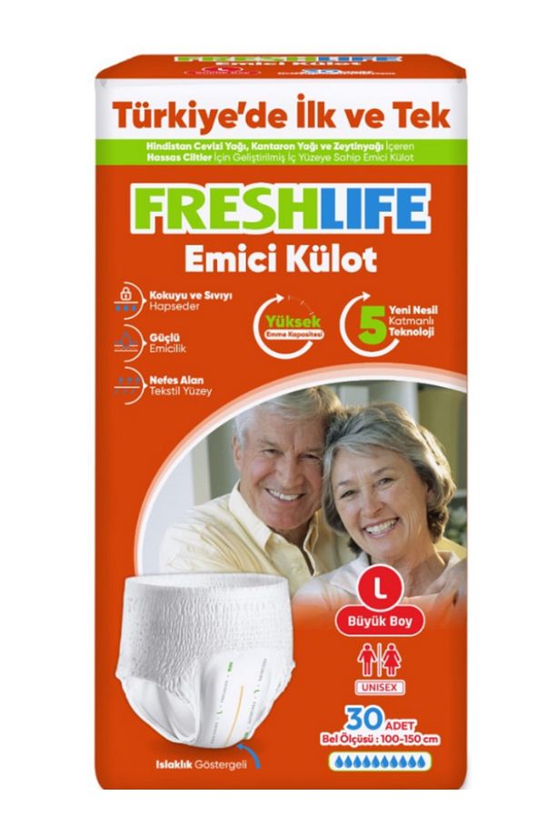 Emici Külot Yetişkin Hasta Bezi Large 30 Adet - 1