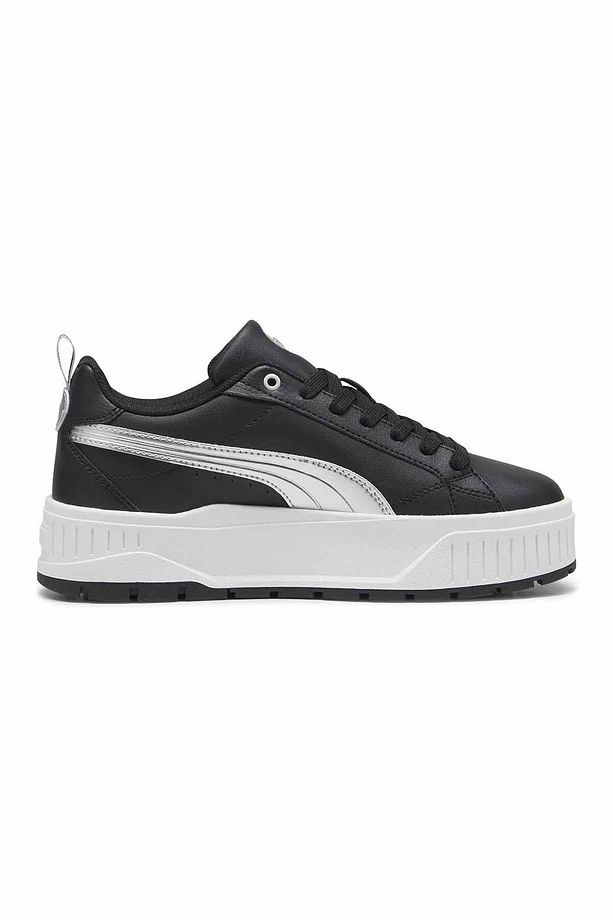 Kadın Platform Taban Siyah Sneaker - 6