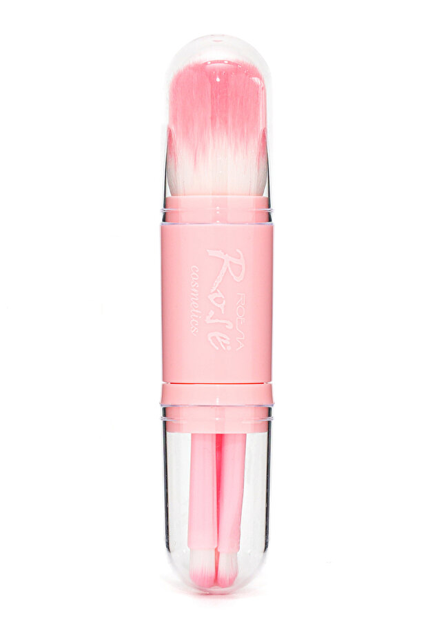 Rose Cosmetics Rose Özel Kutulu Çift Taraflı 4'lü Fırça Seti