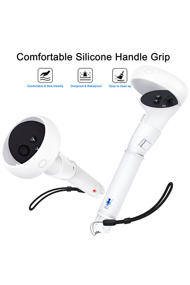 Controller Extensions for Meta Quest 3S/2 Accessories for Gorilla Tag Long Arms Sticks Beat Saber... - 3