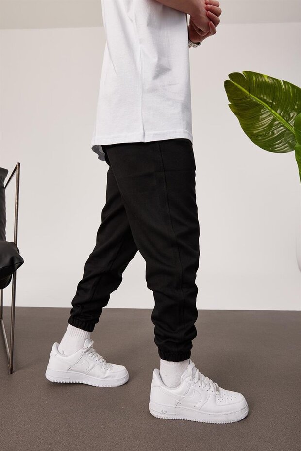 Erkek Basic Siyah Eşofman Altı NM-1 - 4