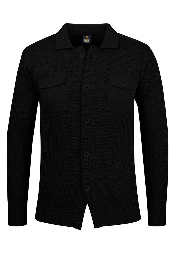 Çizgi Triko Erkek Düğmeli Çift Cepli Triko Örme Desenli Blazer Tek Ceket Regular Kalıp -5017G - 1
