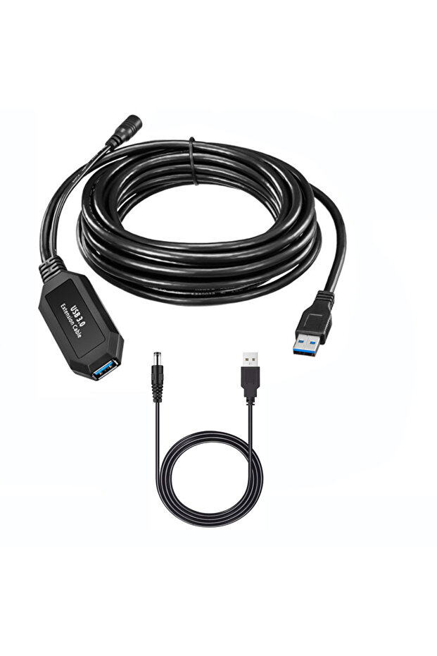 USB 3.0 Active Extension Cable with Signal Booster 10M 5M USB 3.0 Extender cable with Power USB 3... - 1