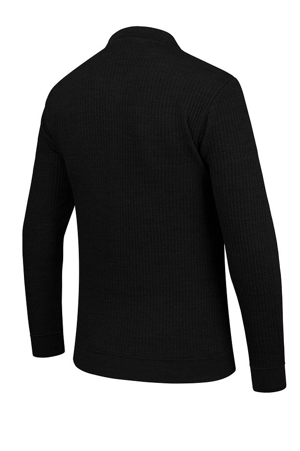 Çizgi Triko Erkek Düğmeli Çift Cepli Triko Örme Desenli Blazer Tek Ceket Regular Kalıp -5017G - 6