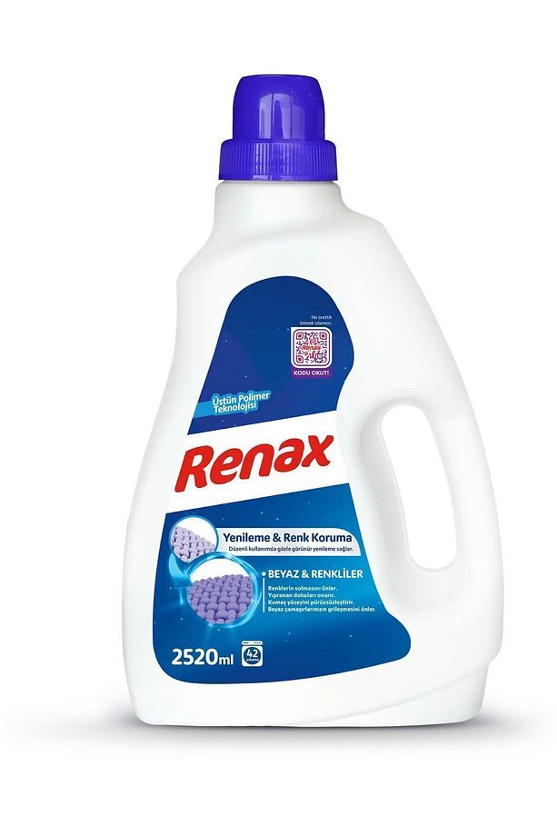 Sıvı Çamaşır Deterjanı Renkliler Ve Beyazlar Için 2520 ml - 1