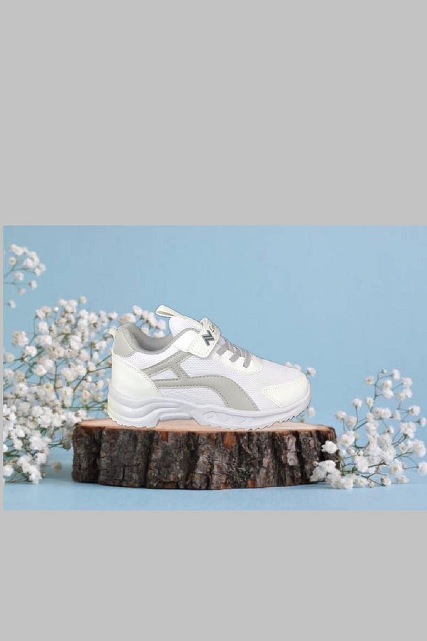Ortopedik Cırtlı Lastikli File Unisex Kaliteli Yürüyüş Sneaker Çocuk Spor Ayakkabısı - 4