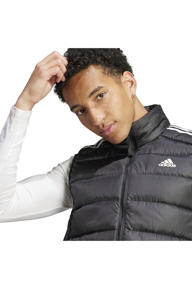 Erkek Essentials 3-Stripes Light Down Yelek Siyah HZ5728 - 5