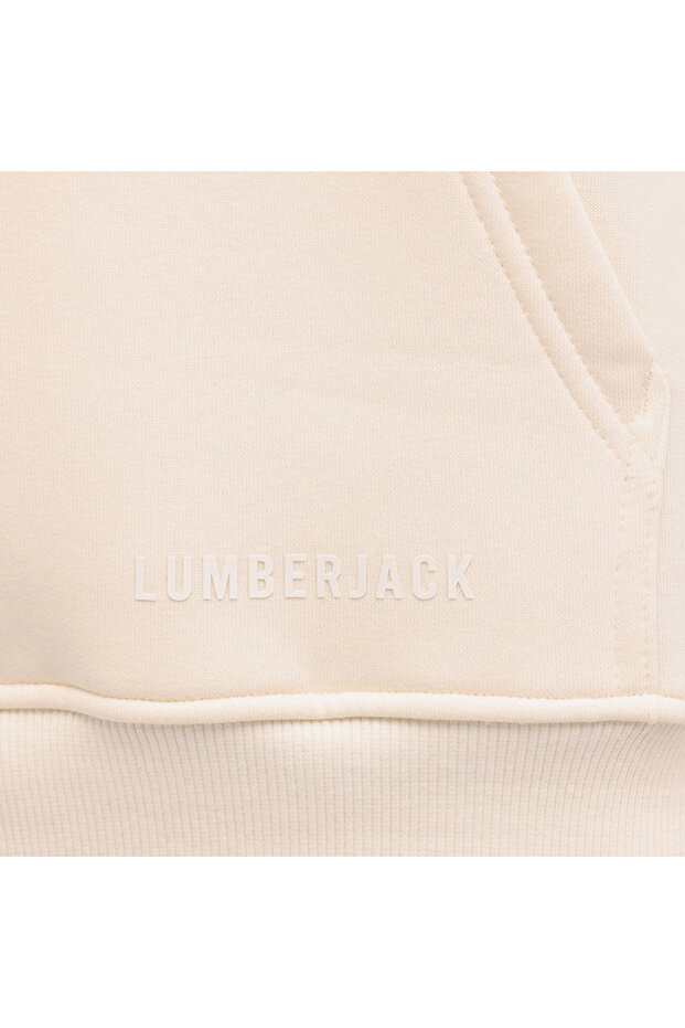 Ros Erkek Ekru Kapüşonlu Hoodie - 4