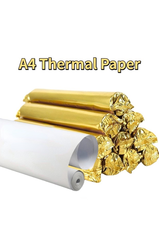 Thermal Printing Paper 210*30mm A4 Thermal Paper for A4 Wireless Bluetooth A40/X8 Printer Paper Roll - 2