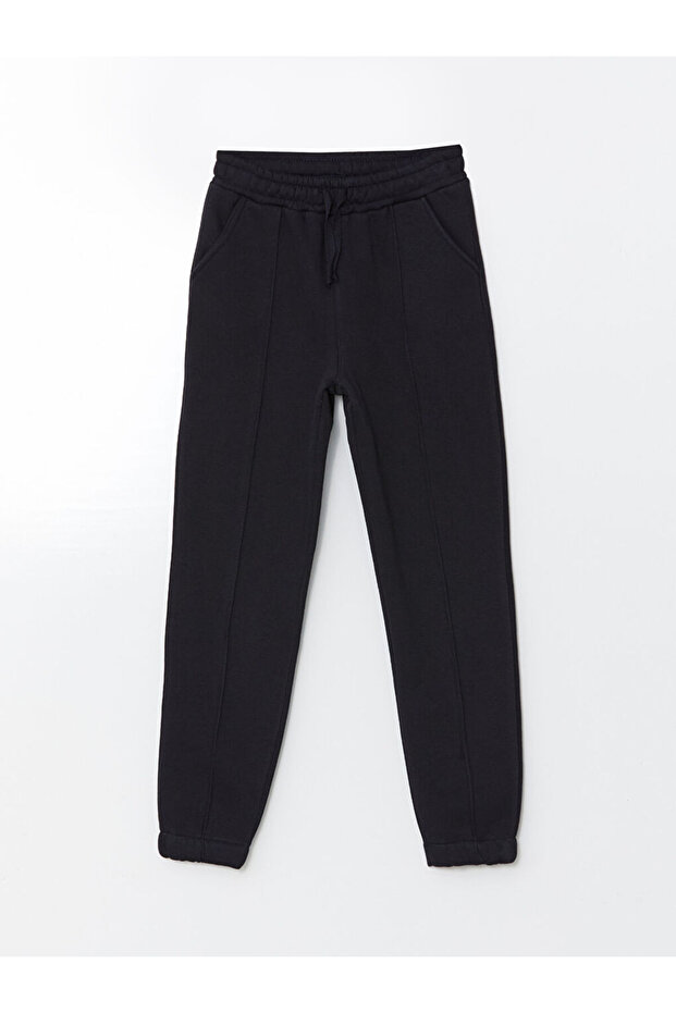 Beli Lastikli Kız Çocuk Eşofman Altı - 1