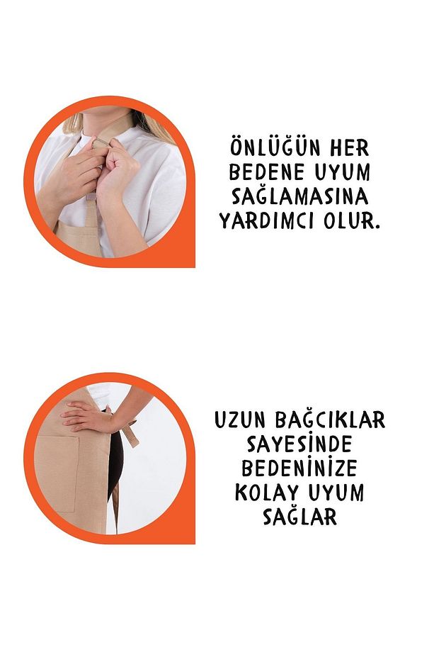 Star Ayar Askılı Havlulu 4lü Mutfak Önlüğü Seti (2 ELDİVEN) - 4