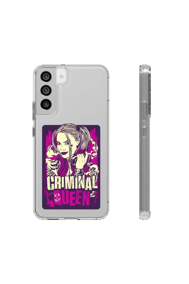 S21 Plus Transparent Phone Compatible Case Patterned Durable Phone Case - 1