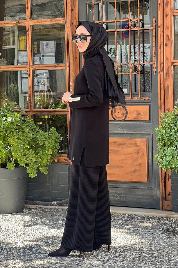 Triko Tunik T25k-6026 Siyah - 2
