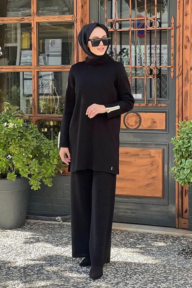 Triko Tunik T25k-6026 Siyah - 1