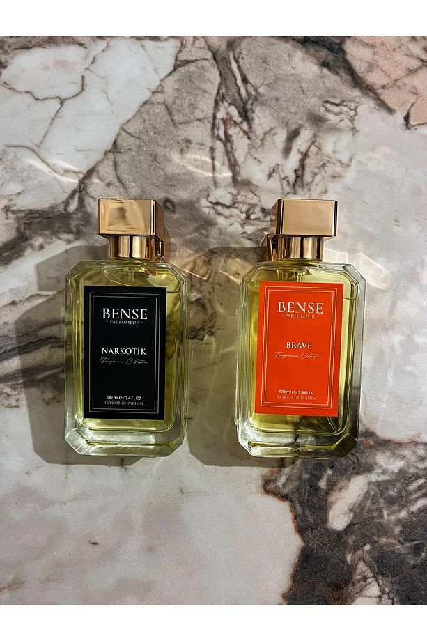 Erkek 100 ml Parfüm Narkotik Brave Set - 1