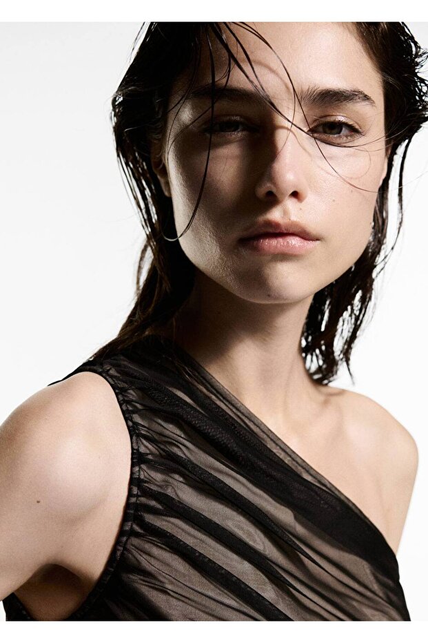 İnce askılı bluz - 6