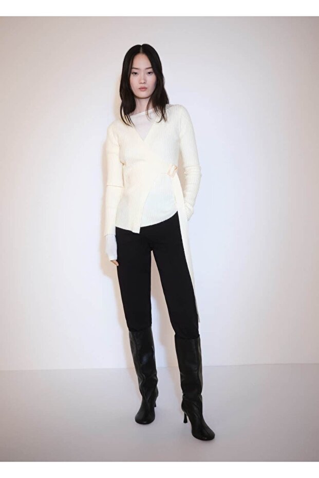 Tokalı fitilli hırka - 6