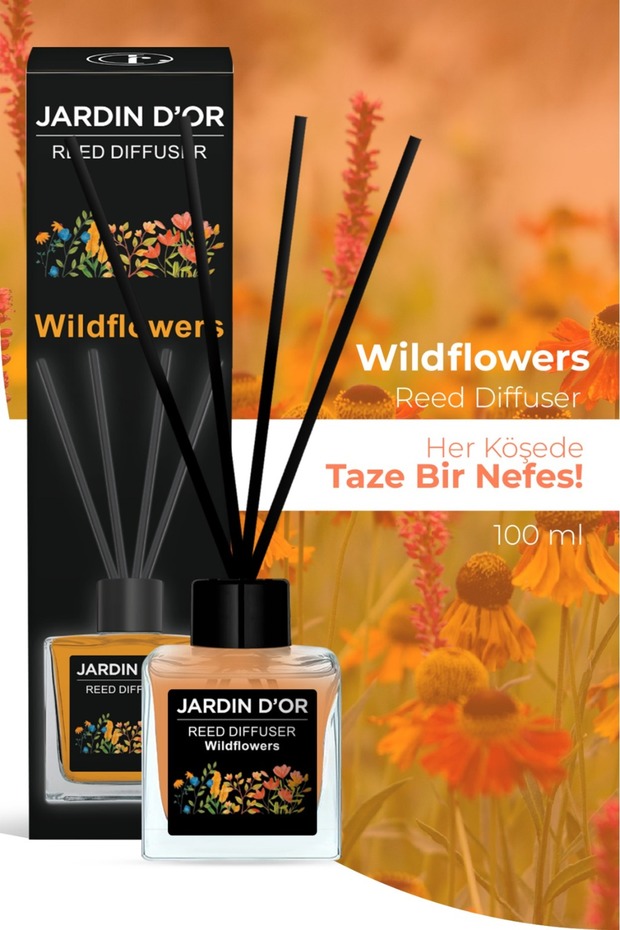 Wildflowers Reed Diffuser / Kır Çiçekleri Çubuklu Oda Kokusu 100 ml 8681529301506 - 3