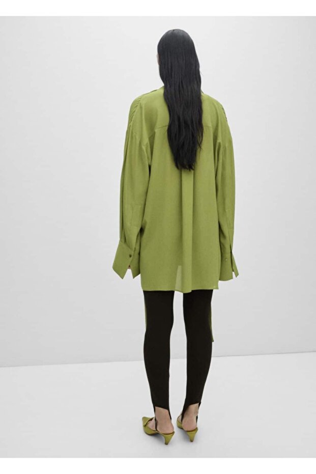 Μπλούζα σιφόν με δεσμό - 4