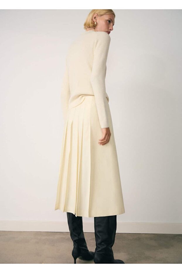 Fermuarlı perkins yaka kazak - 3