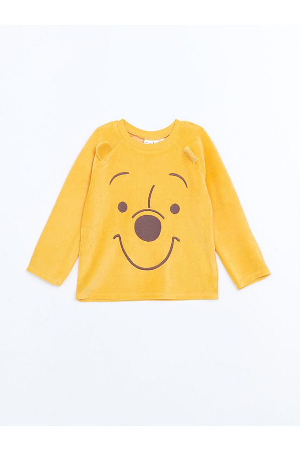 Lcwk Bisiklet Yaka Uzun Kollu Winnie The Pooh Baskılı Erkek Bebek Pijama Takımı - 2