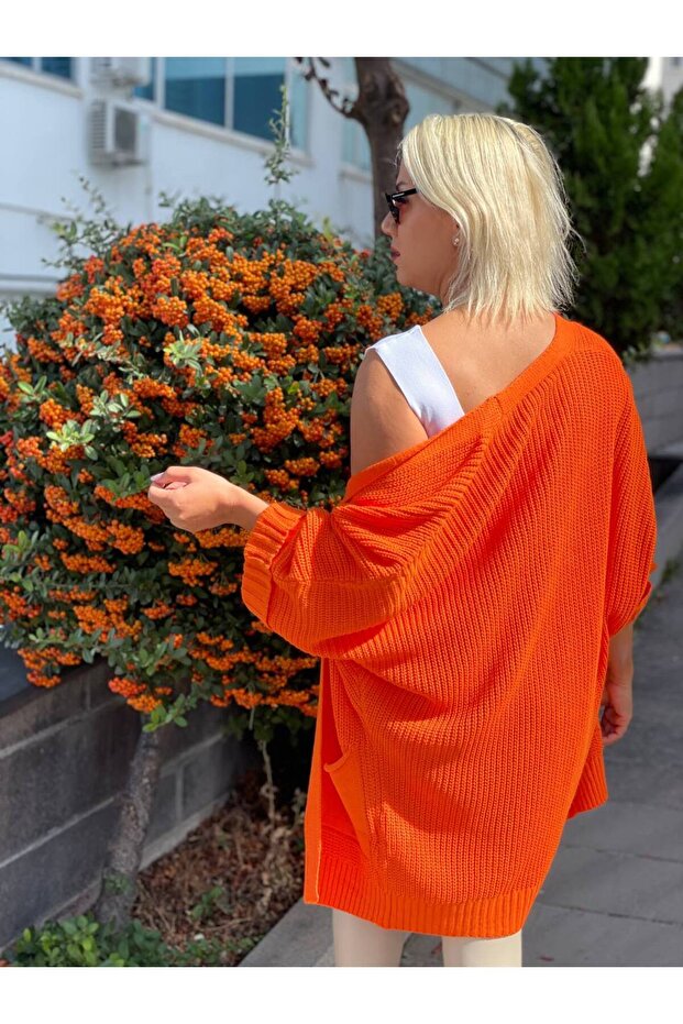 SELANİK DUBLE KOL TRİKO ÖRME SALAŞ HIRKA - 2