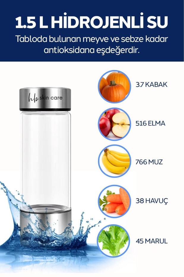 Hidrojenli Su Cihazı Suyun Hidrojen Seviyesini Artırabilen Cihaz Sağlık Güzelik - 5