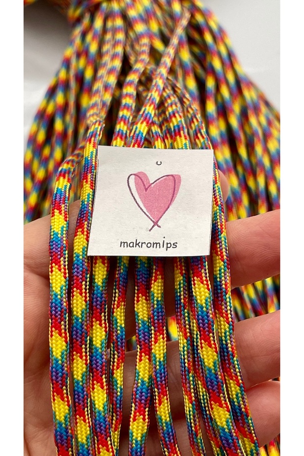 PARACORD İP 4mm 7 ÇEKİRDEK (5 metre) PARAŞÜT KORDON BİLEKLİK KAMP ÇADIR HALHAL ÇANTA ŞAPKA İPİ - 1