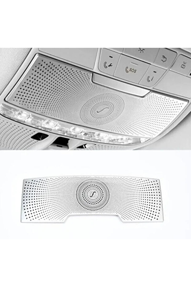 black For Mercedes Benz C Class W205 GLC Car Reading Light Cover trim decoration strips Interior roo
