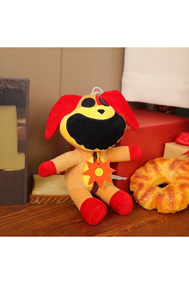 8 Smiling Critters Plush Toys Jumping House Cat Pup Bear Holding Plush Cat Pup Plush Doll Decorat... - 4