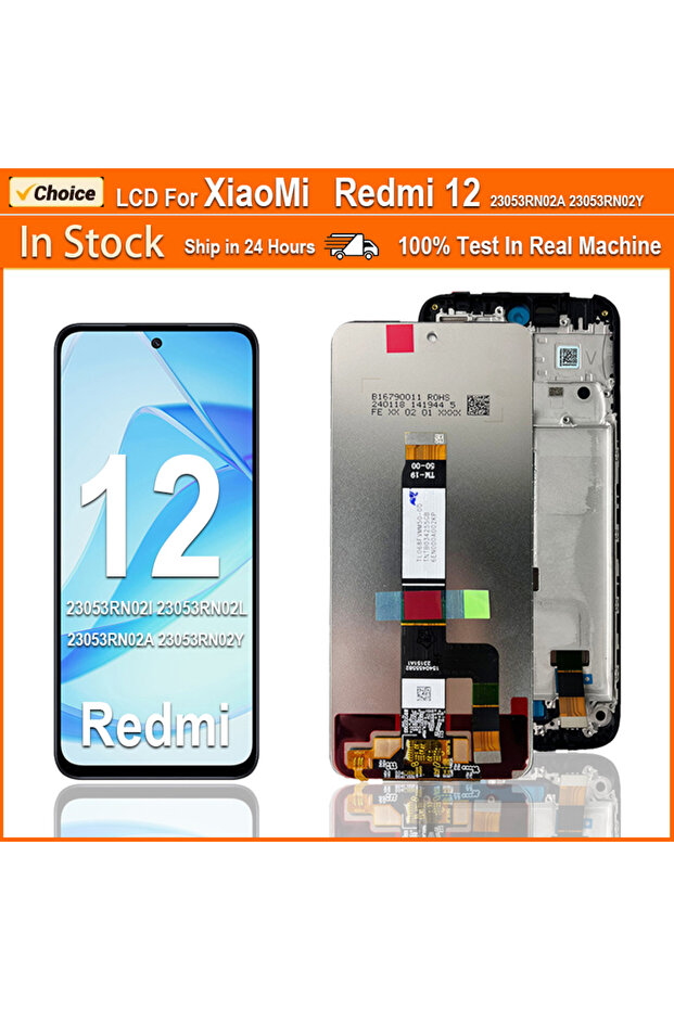 6,79" Display 23053RN02I 23053RN02Y Premium LCD For Xiaomi Redmi 12 LCD Touch Screen Digitizer As... - 2