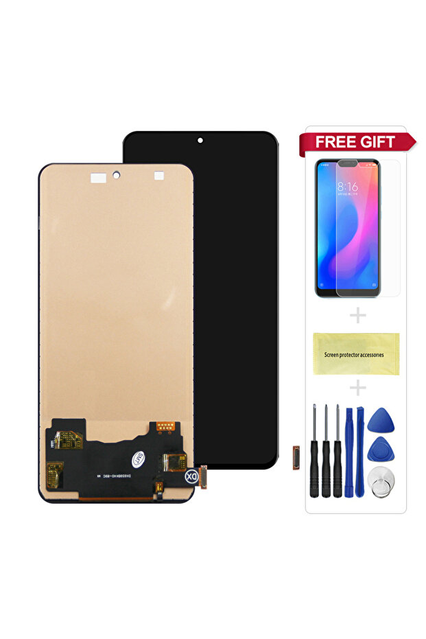 Black No Frame 100% Tested Screen For Xiaomi Mi 11i M2012K11G LCD Display Touch Screen Digitizer Pan - 1