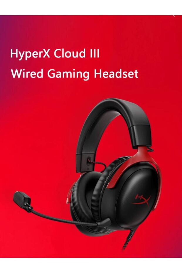 HyperX Cloud 3 III Wired Gaming Headset With DTS Sound Mic/Support HyperX Software USB Gaming Hea... - 8