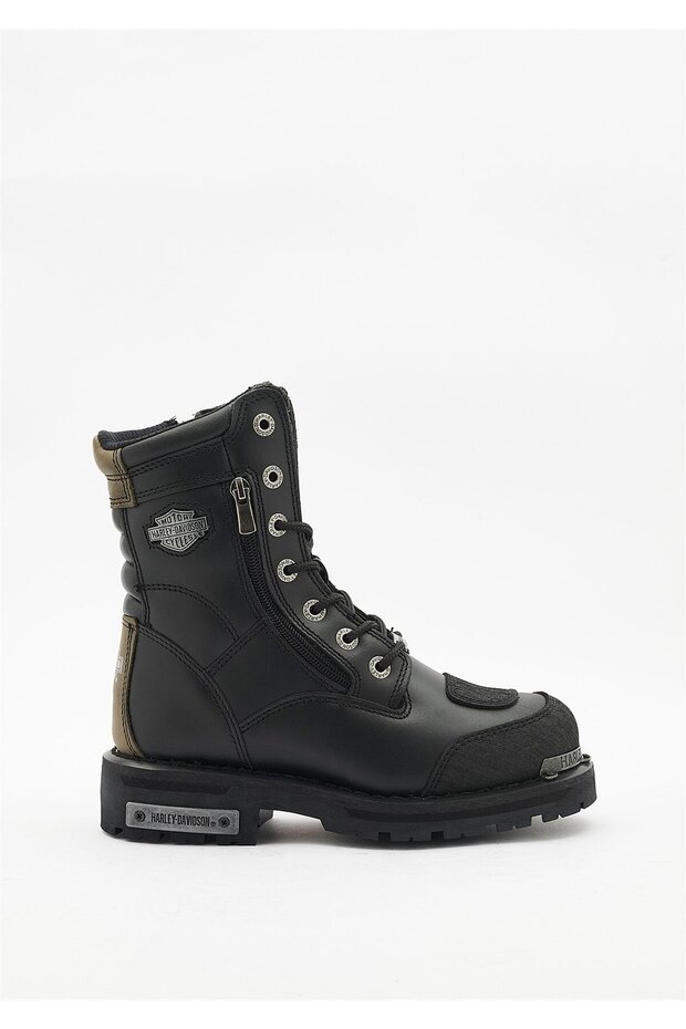 Riddick Kadın Siyah Deri Bot - 1