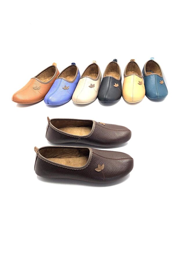 Hakiki Deri Hac Umre Tavaf Patiği Ve Ev Ayakkabısı - 2