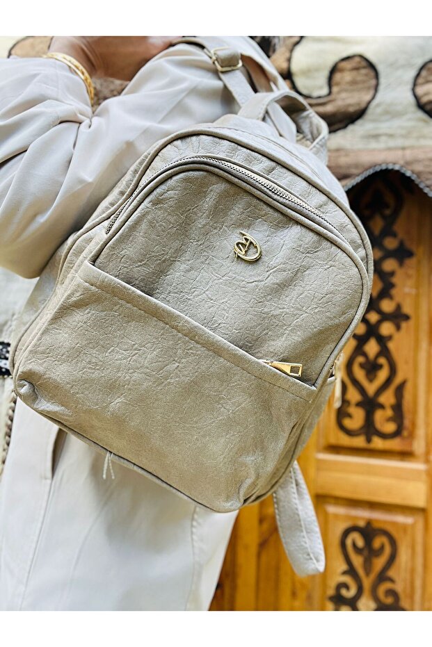 Rucsac din piele artificială moale - 2
