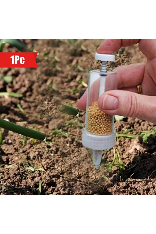 1pcs 1pc Handheld Seed Dispenser, Mini Manual Seeder Tool for Garden Planting, Flower Pot & Garden B