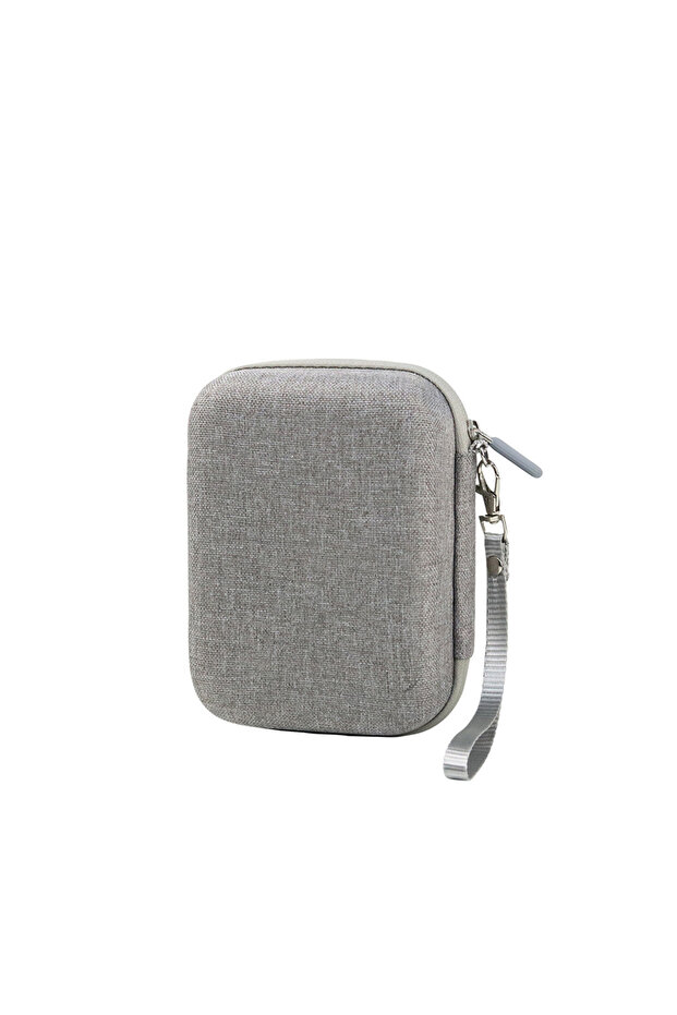 Gray Fabric Surface EVA Carrying Hard Case for Fujifilm Instax Mini Liplay Link EVO Kodak Mini Shots