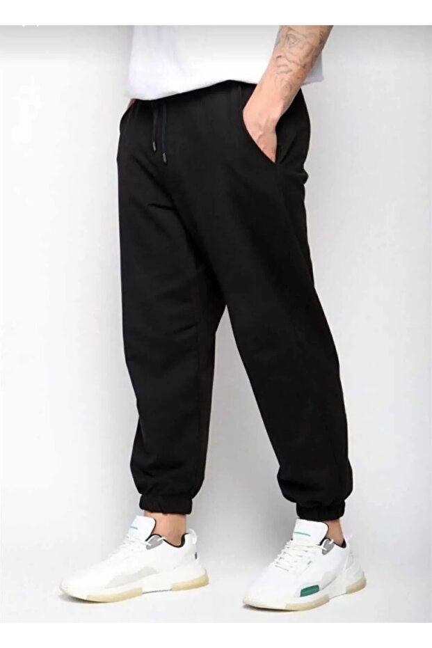 Plus Size Rubber Leg Comfortable Fit Sweatpants