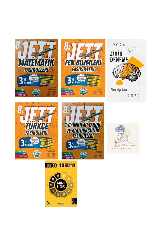 ÜNLÜLER KARMASI 8.SINIF JETT M-F-T-İ FASİKÜL-HIZ 10 MİNİ LGS DENEME+ZİHİN DENEME(SEVİLENKİTAPCİ) - 5