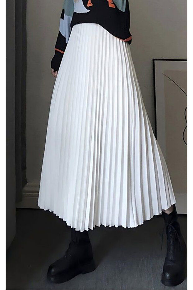 Piliseli Tesettür Etek - 1