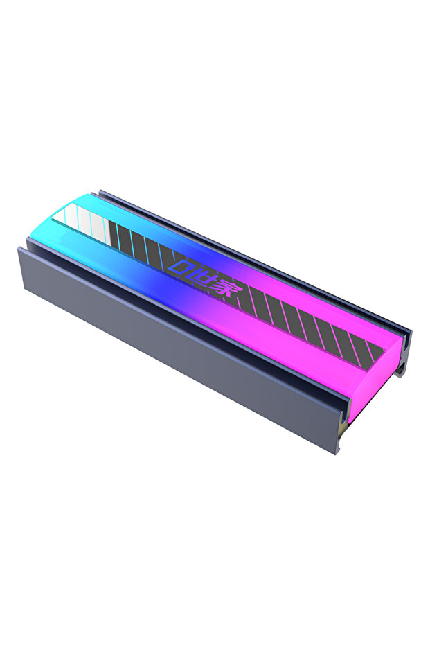 مشتت حراري M.2-ARGB Teucer M.2 2280 NVME SSD M2 مبرد 5 فولت 3 سنون ARGB من الألومنيوم لمحرك الحالة الصلبة